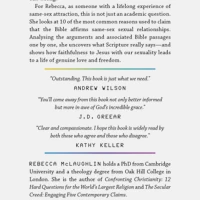 Does the Bible Affirm Same-Sex Relationships?