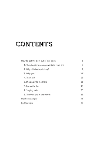 Starting out in Children's Ministry (ebook)