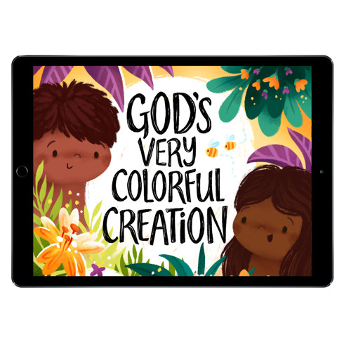 Download the full-size illustrations - God's Very Colorful Creation