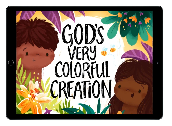 Download the full-size illustrations - God's Very Colorful Creation