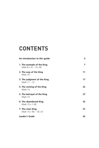 Mark 9-16: The Servant King