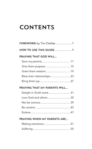 5 Things to Pray for Your Parents
