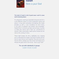 Isaiah: Here Is Your God