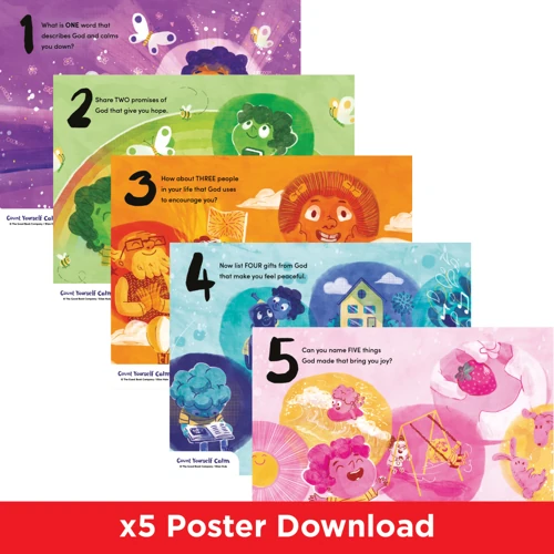 Count Yourself Calm - Pack of 5 Posters