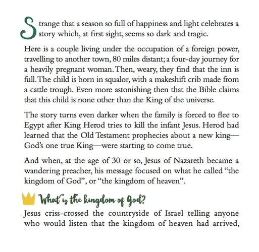 Born a King, new life to bring