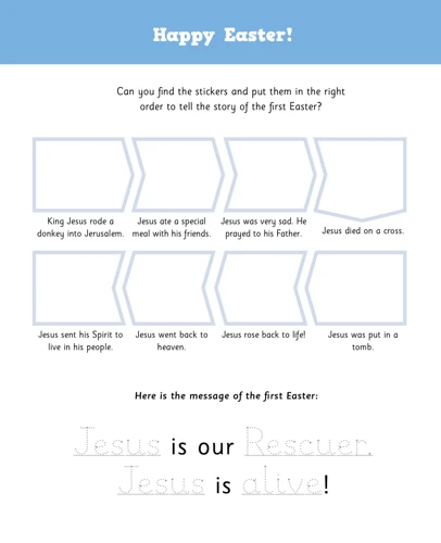God's Big Promises: Easter Sticker and Activity Book