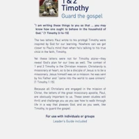 1 & 2 Timothy: Guard the Gospel