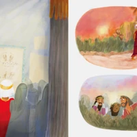 Download the full-size illustrations - Jesus and the Lions' Den