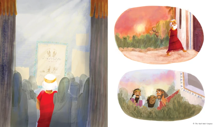 Download the full-size illustrations - Jesus and the Lions' Den
