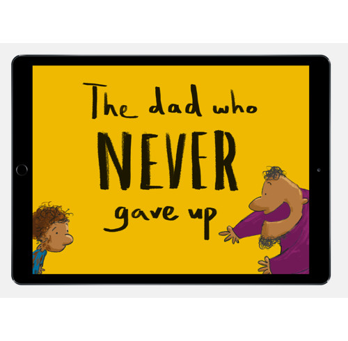 Download the full-size illustrations - The Dad Who Never Gave Up