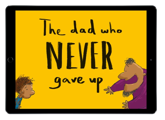 Download the full-size illustrations - The Dad Who Never Gave Up