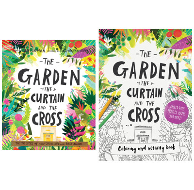 The Garden, the Curtain and the Cross Story and Coloring Book Bundle