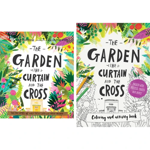 The Garden, the Curtain and the Cross Story and Coloring Book Bundle