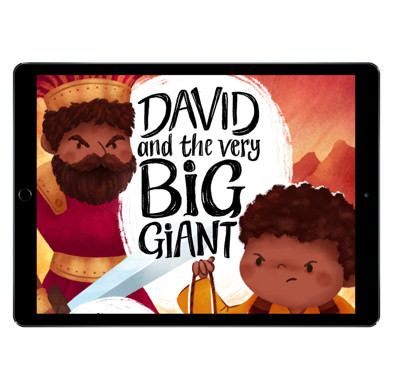 Download the full-size illustrations - David and the Very Big Giant