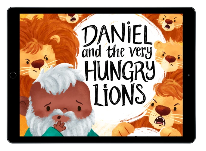 Download the full-size illustrations - Daniel and the Very Hungry Lions