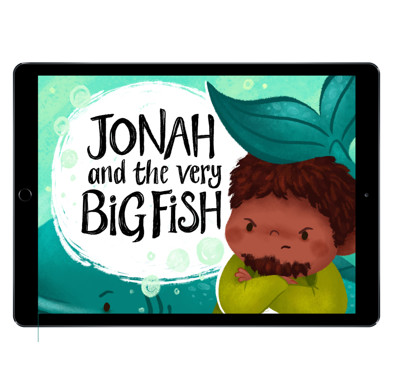 Download the full-size illustrations - Jonah and the Very Big Fish