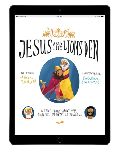 Download the full-size illustrations - Jesus and the Lions' Den