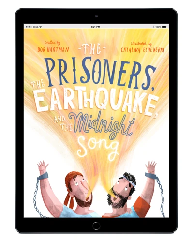 Download the full-size illustrations - The Prisoners, the Earthquake and the Midnight Song