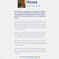 Hosea: God's Lovesong (ebook)