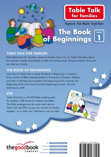 Table Talk 1: The Book of Beginnings