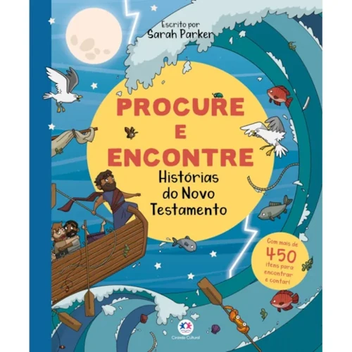 Seek and Find: New Testament Bible Stories (Portuguese)