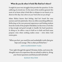 When God Seems Gone