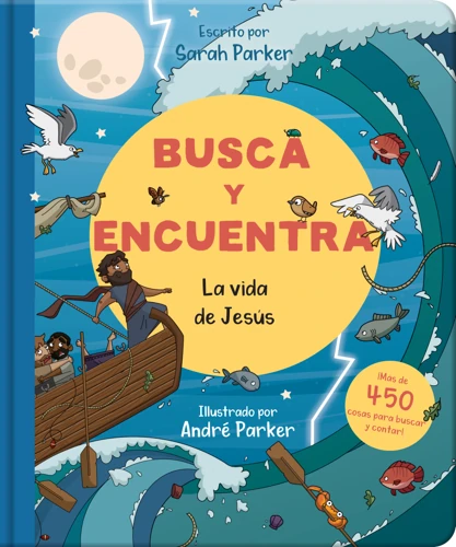 Seek and Find: New Testament Bible Stories (Spanish)