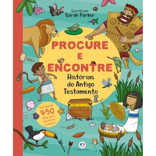 Seek and Find: Old Testament Bible Stories (Portuguese)