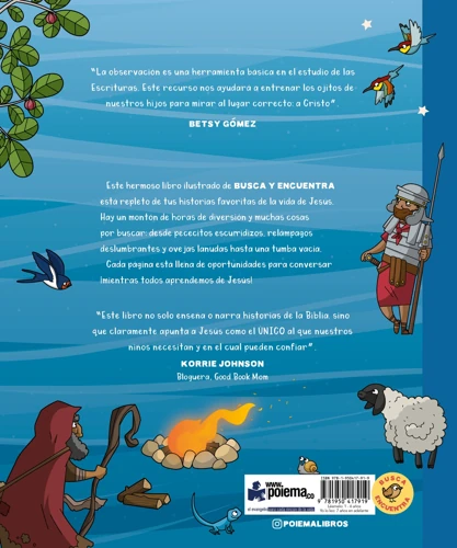 Seek and Find: New Testament Bible Stories (Spanish)