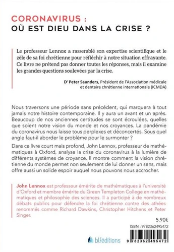 Where is God in a Coronavirus World? (French)