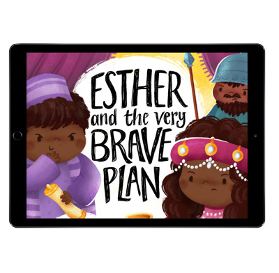 Download the full-size illustrations - Esther and the Very Brave Plan