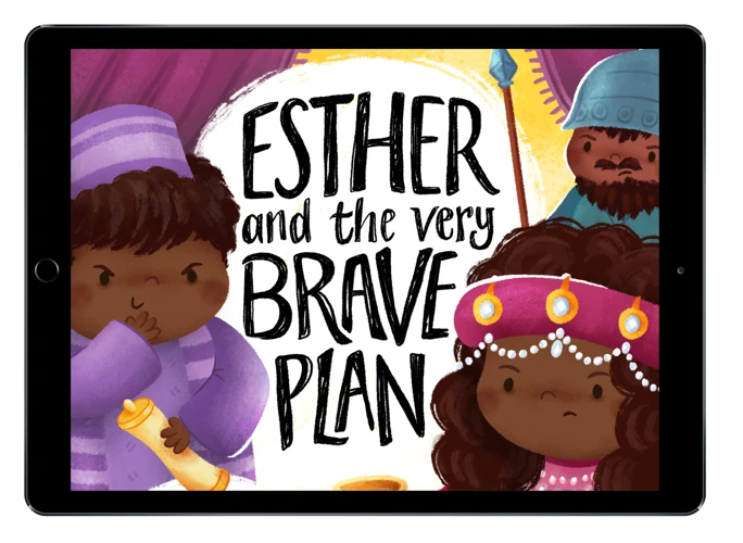 Download the full-size illustrations - Esther and the Very Brave Plan