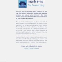 Mark 9-16: The Servant King (ebook)
