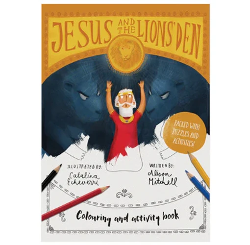 Jesus & the Lions' Den Coloring and Activity Book (French)