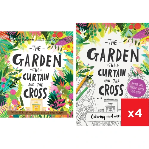 The Garden, the Curtain and the Cross Story Plus 4 Coloring Books Bundle