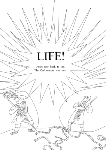 The God Contest Coloring and Activity Book