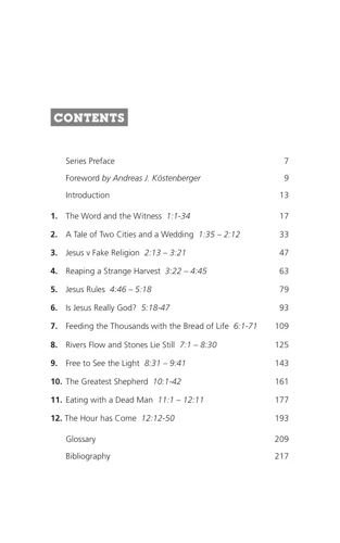 John 1 – 12 For You