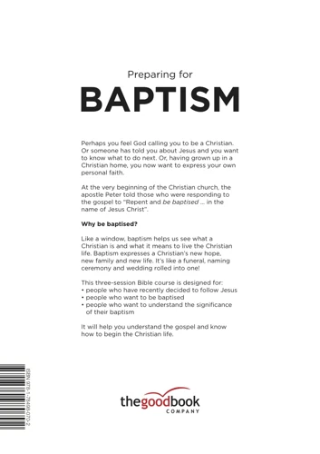 Preparing for Baptism