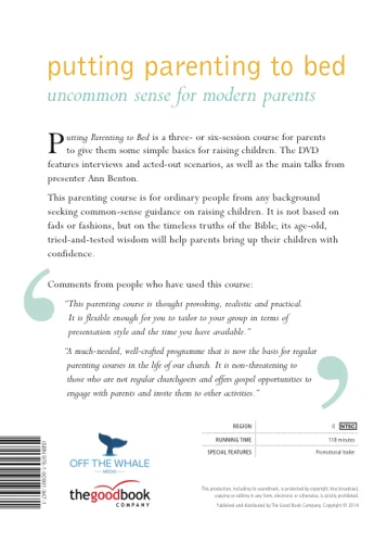 Putting Parenting to Bed - DVD
