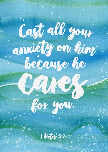 Scripture Postcards: Cast All Your Cares