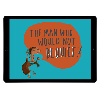 Download the full-size illustrations - The Man Who Would Not Be Quiet