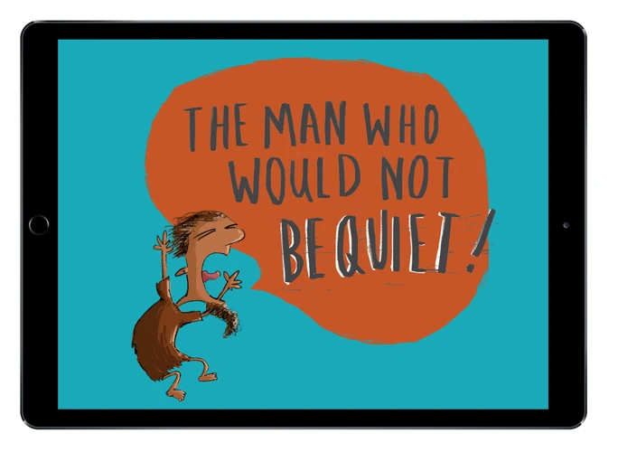 Download the full-size illustrations - The Man Who Would Not Be Quiet