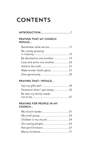 5 Things to Pray for Your Church
