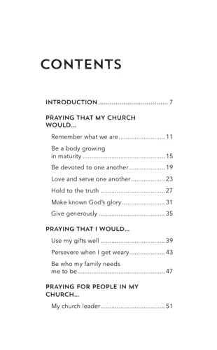 5 Things to Pray for Your Church (ebook)