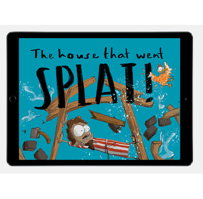 Download the full-size illustrations - The House That Went Splat