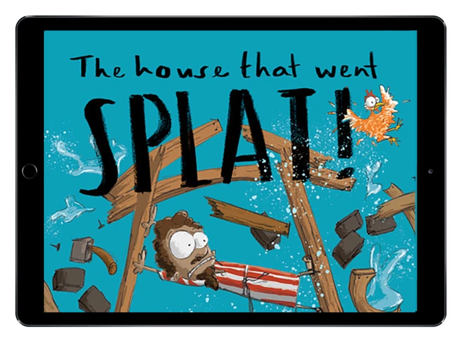 Download the full-size illustrations - The House That Went Splat
